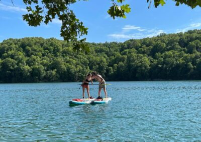 Couples Paddle Board Lessons Beaver Lake | SUP Outfitters NWA